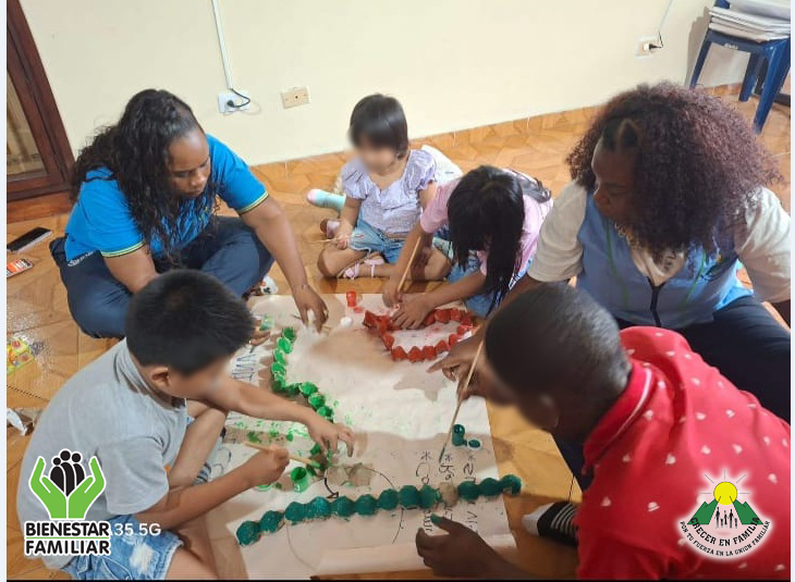 REGIONAL CHOCÓ DE LA ONG CRECER EN FAMILIA VIVIO A PLENITUD LAS FIESTAS NAVIDEÑAS