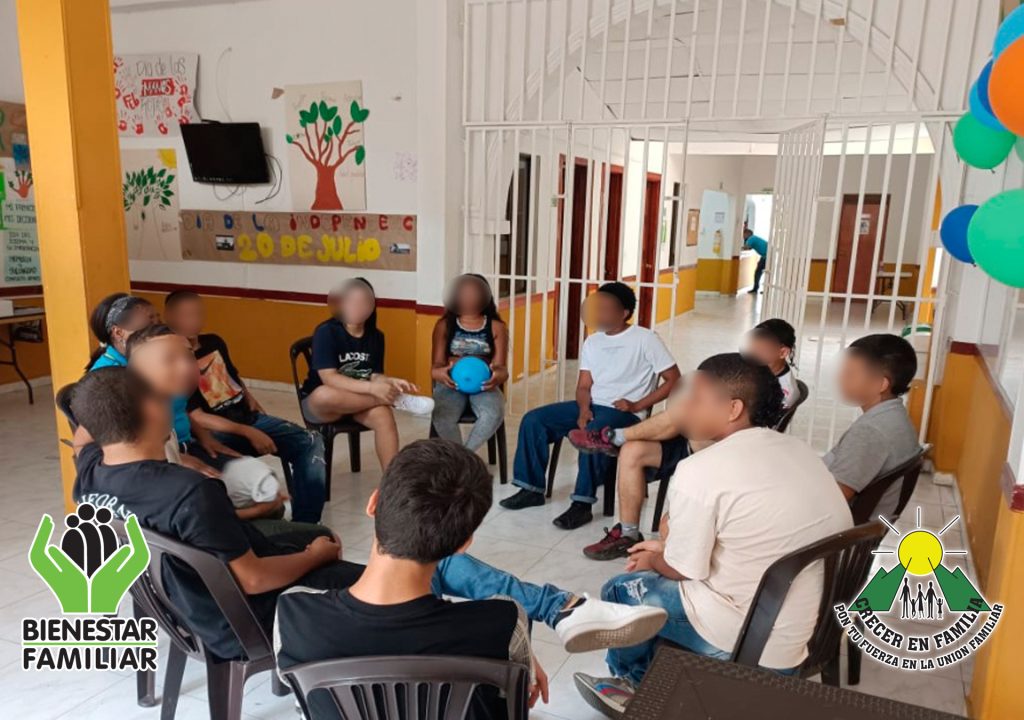 TALLER CON USUARIOS DEL EXTERNADO SEMICERRADO DE CALI CON MOTIVO DEL ‘DIA DE LA JUVENTUD’